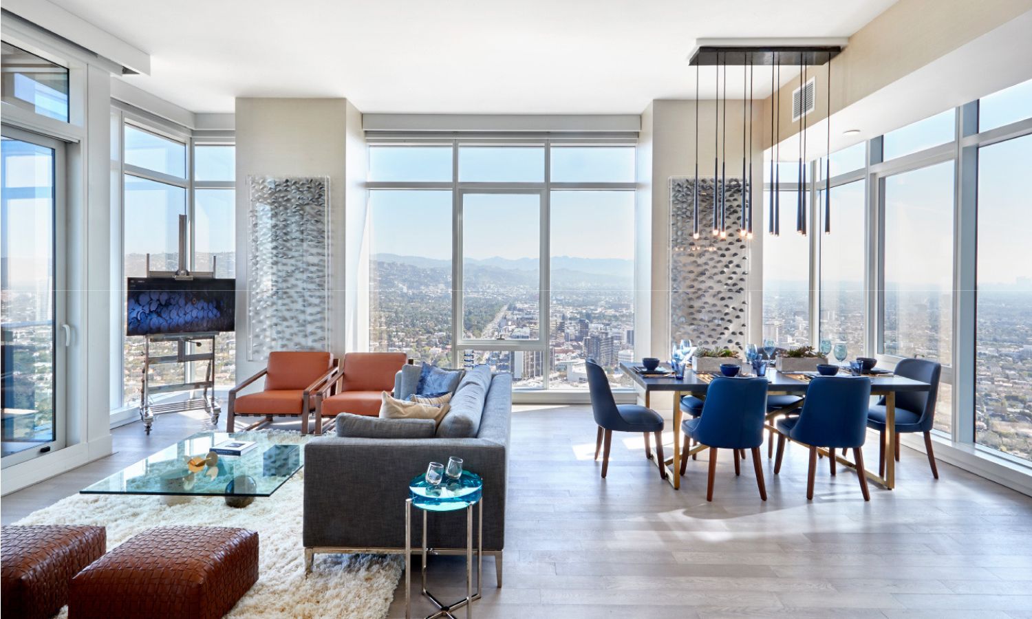 Penthouse living room